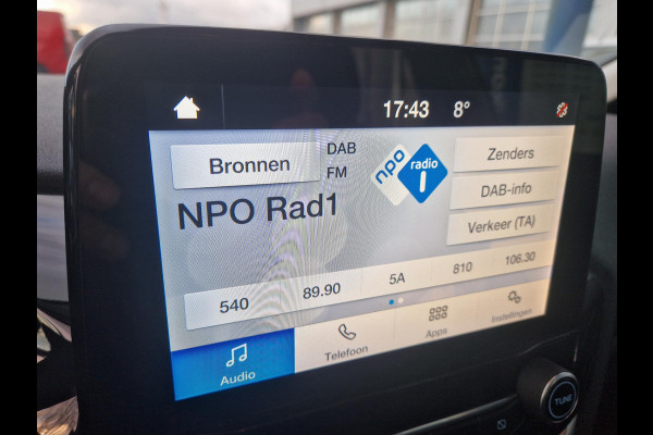 Ford Fiesta 1.0 EcoBoost Connected | 95pk! | Scherm met Carplay/Android Auto | Cruise control | Airco |