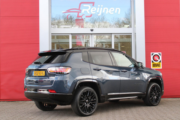 Jeep Compass 4xe SUMMIT 240PK PHEV AUTOMAAT | NAVIGATIE 10,25 "TOUCHSCREEN | APPLE CARPLAY/ANDROID AUTO | ACHTERUITRIJ CAMERA | DAB+ RADIO | CLIMATE CONTROL | 19"GLOSS BLACK LICHTMETALEN VELGEN | ADAPTIVE / CRUISE CONTROL | DIGITAAL INSTRUMENTENPANEEL | LEDEREN BEKLEDING | ELEKTRISCH BEDIENBARE ACHTERKLEP | FULL LED KOPLAMPEN | LED MISTLAMPEN / BOCHTVERLICHTING | KEYLESS ENTRY & START | DRAADLOOS LADEN |