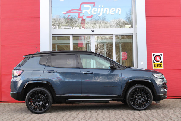 Jeep Compass 4xe SUMMIT 240PK PHEV AUTOMAAT | NAVIGATIE 10,25 "TOUCHSCREEN | APPLE CARPLAY/ANDROID AUTO | ACHTERUITRIJ CAMERA | DAB+ RADIO | CLIMATE CONTROL | 19"GLOSS BLACK LICHTMETALEN VELGEN | ADAPTIVE / CRUISE CONTROL | DIGITAAL INSTRUMENTENPANEEL | LEDEREN BEKLEDING | ELEKTRISCH BEDIENBARE ACHTERKLEP | FULL LED KOPLAMPEN | LED MISTLAMPEN / BOCHTVERLICHTING | KEYLESS ENTRY & START | DRAADLOOS LADEN |