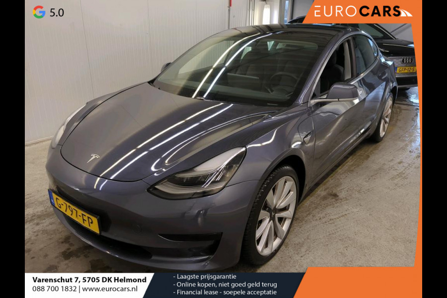 Tesla Model 3 Standard RWD Plus 60 kWh Autopilot Navi Full LED Leder Panoramadak 19" Sport Wheels PDC VA + Camera Slechts 37000 km!