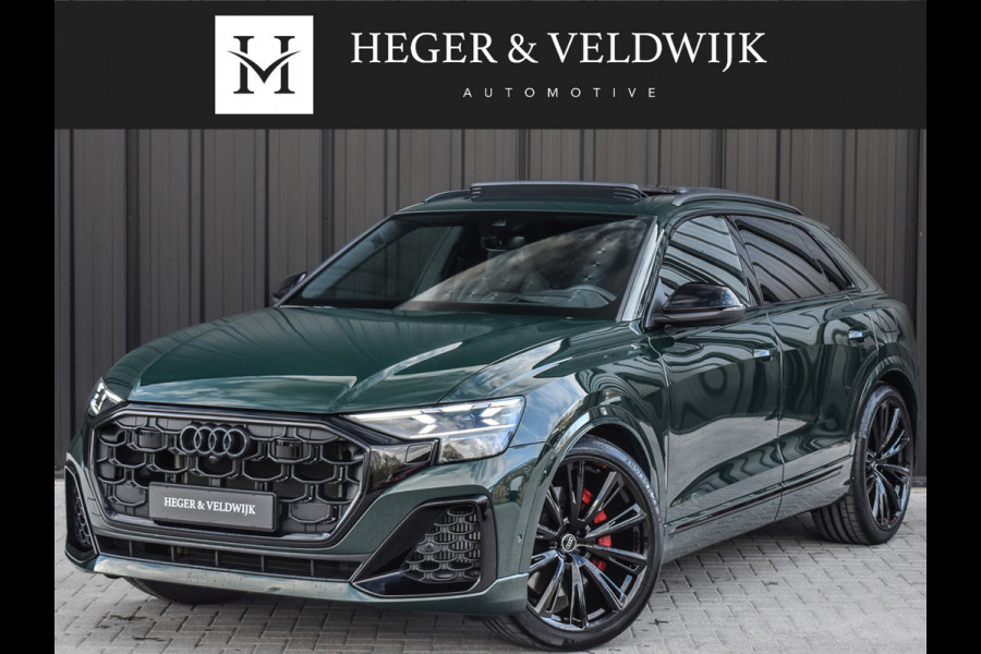 Audi Q8 60 TFSI e Competition | PANORAMADAK | 4 WIEL BESTURING | STOEL- VERWARMING EN VENTILATIE | ADAPTIVE CRUISE CONTROL | HEAD UP | A