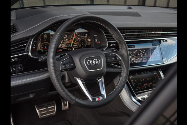 Audi Q8 60 TFSI e Competition | PANORAMADAK | 4 WIEL BESTURING | STOEL- VERWARMING EN VENTILATIE | ADAPTIVE CRUISE CONTROL | HEAD UP | A