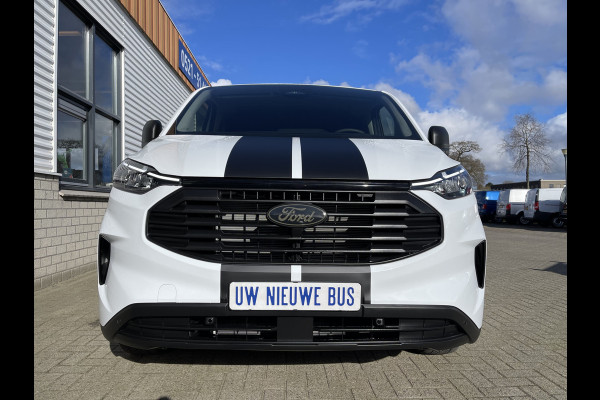 Ford Transit Custom 340 2.0 TDCI 130pk L2H1 Sport originele DC 5 persoons / rijlklaar € 42.950 ex btw / lease vanaf € 769 / 18 inch velgen 4 seizoenen banden / nieuwe bus BPM vrij !