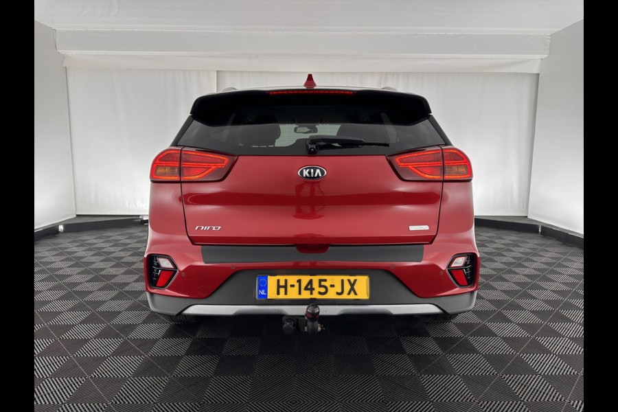 Kia Niro 1.6 GDi PHEV DynamicPlusLine (INCL-BTW) Aut. *NAVI-FULLMAP | KEYLESS | ADAPTIVE-CRUISE | 1/2-LEATHER | CAMERA | ECC | PDC | LANE-ASSIST | COMFORT-SEATS  | SHIFT-PADDLES | TOWBAR | 18"ALU*