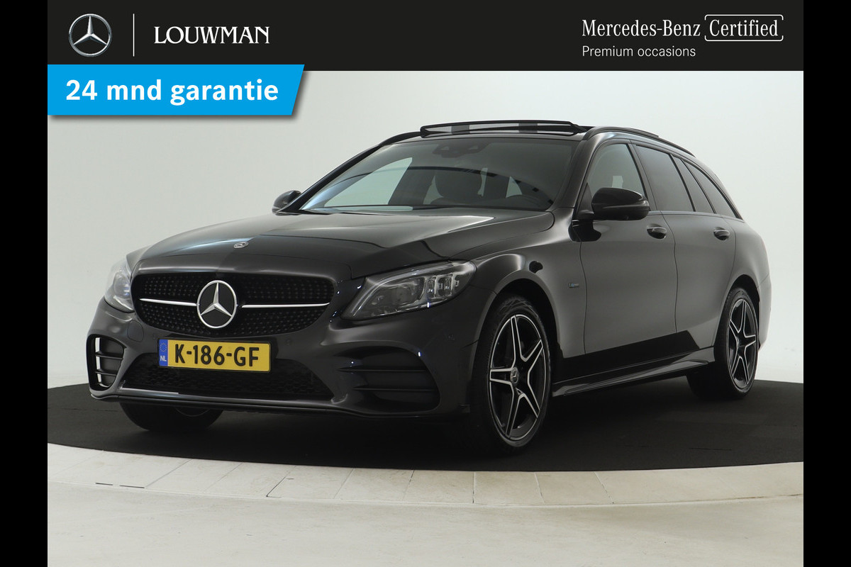 Mercedes-Benz C-Klasse Estate 300 e Business Solution AMG Limited AMG Line | Night Pakket | Panorama Schuif-Kanteldak | Inclusief 24 maanden MB Certified garantie voor Europa.