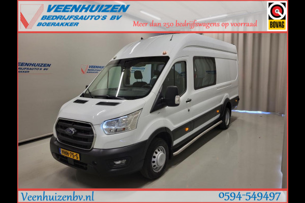 Ford Transit 2.0TDCI 170pk L4/H3 Dubbele Cabine 3500kg Trekgewicht Euro 6!