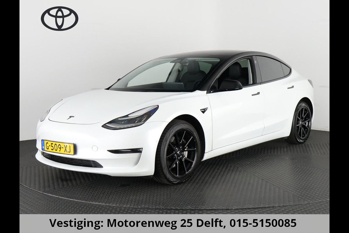 Tesla Model 3 LONG RANGE AWD 352 PK ACCUTEST 90 % !! WLTP 425km! BLACK LINE. LEDER INTERIEUR PANODAK. BIJNA 2020.TOT 2 JAAR GARANTIE *