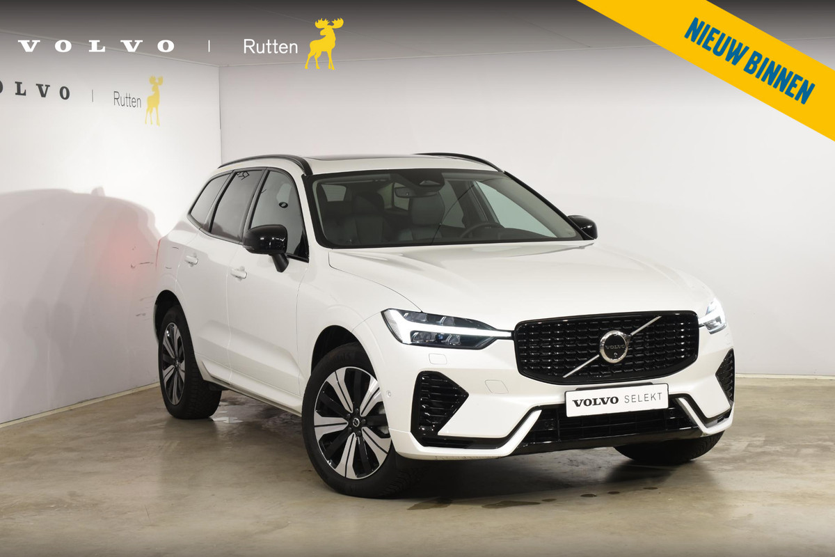 Volvo XC60 T6 350PK Automaat Plug-in hybrid AWD Plus Dark / Adaptive Cruise control / Stoelverwarming v+a / Stuurverwarming / Elektr. achterklep  / Panoramadak / Harman Kardon / 360 camera