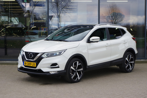 Nissan QASHQAI 1.6 164 PK Tekna, Panoramadak, Trekhaak, Climate Control, Stoelverwarming, 19" LM Velgen