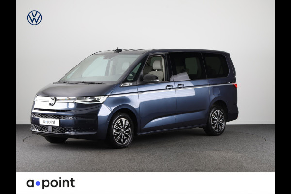 Volkswagen Multivan 1.4 eHybrid L2H1 Style 150 pk Automaat (DSG) | Private lease vanaf € 1.072,- pm | Navigatie | Elektr. trekhaak | Parkeersensoren (Park assist) | Achteruitrijcamera | Elektr. schuifdeuren | Stoelverwarming |