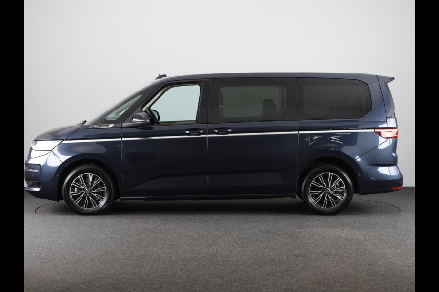 Volkswagen Multivan 1.4 eHybrid L2H1 Style 150 pk Automaat (DSG) | Private lease vanaf € 1.072,- pm | Navigatie | Elektr. trekhaak | Parkeersensoren (Park assist) | Achteruitrijcamera | Elektr. schuifdeuren | Stoelverwarming |