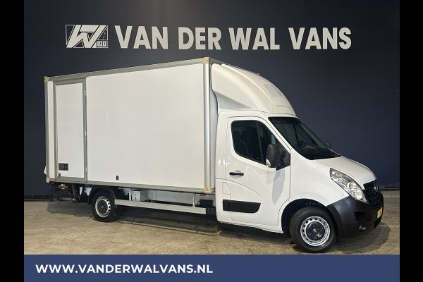 Opel Movano 2.3 CDTI 146pk Bakwagen Laadklep Zijdeur Euro6 Airco | Navigatie | Cruisecontrol | Chauffeursstoel Lat om Lat betimmering, Bijrijdersbank