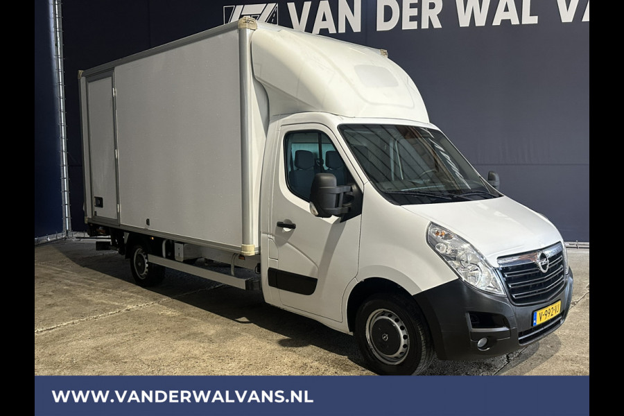 Opel Movano 2.3 CDTI 146pk Bakwagen Laadklep Zijdeur Euro6 Airco | Navigatie | Cruisecontrol | Chauffeursstoel Lat om Lat betimmering, Bijrijdersbank