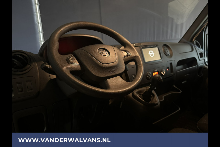 Opel Movano 2.3 CDTI 146pk Bakwagen Laadklep Zijdeur Euro6 Airco | Navigatie | Cruisecontrol | Chauffeursstoel Lat om Lat betimmering, Bijrijdersbank