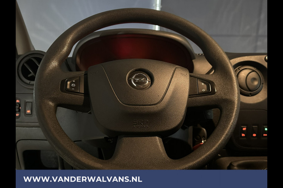 Opel Movano 2.3 CDTI 146pk Bakwagen Laadklep Zijdeur Euro6 Airco | Navigatie | Cruisecontrol | Chauffeursstoel Lat om Lat betimmering, Bijrijdersbank