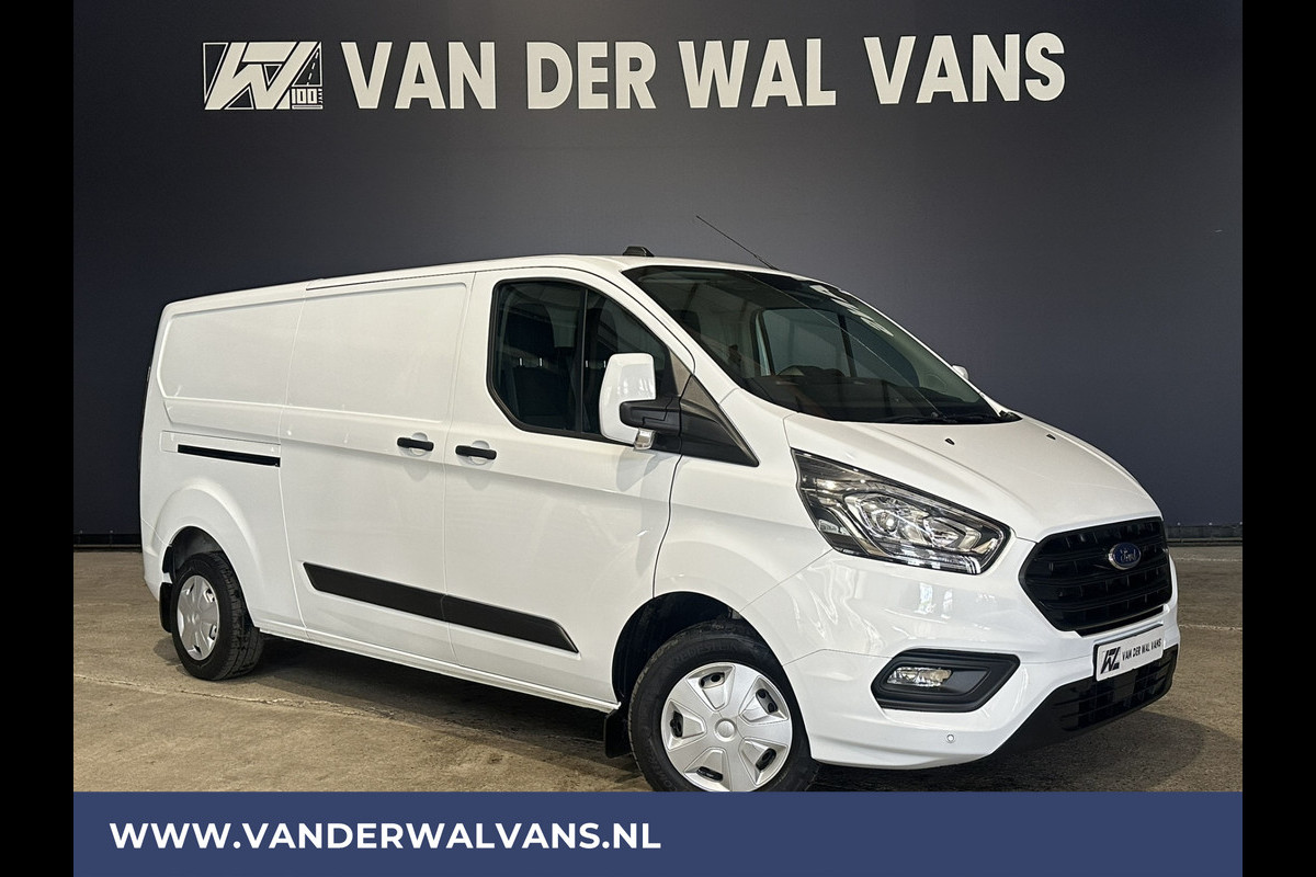 Ford Transit Custom 2.0 TDCI 130pk L2H1 Euro6 Airco | LED | Cruisecontrol | Verwarmde voorruit | Parkeersensoren Bijrijdersbank, 2800kg trekvermogen