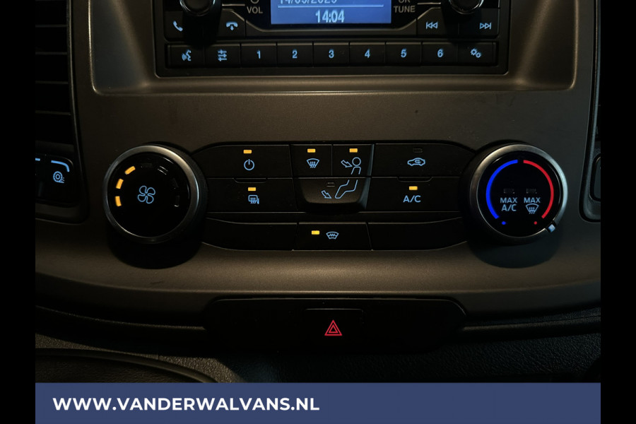 Ford Transit Custom 2.0 TDCI 130pk L2H1 Euro6 Airco | LED | Cruisecontrol | Verwarmde voorruit | Parkeersensoren Bijrijdersbank, 2800kg trekvermogen