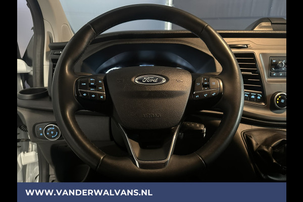 Ford Transit Custom 2.0 TDCI 130pk L2H1 Euro6 Airco | LED | Cruisecontrol | Verwarmde voorruit | Parkeersensoren Bijrijdersbank, 2800kg trekvermogen