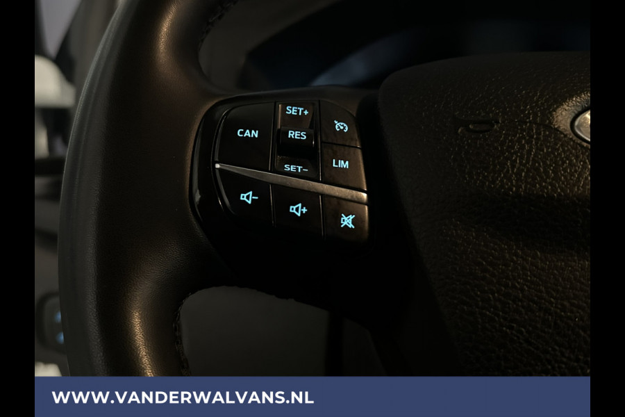 Ford Transit Custom 2.0 TDCI 130pk L2H1 Euro6 Airco | LED | Cruisecontrol | Verwarmde voorruit | Parkeersensoren Bijrijdersbank, 2800kg trekvermogen