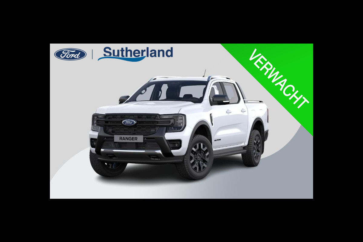 Ford Ranger 2.3 PHEV Wildtrak Double Cab 281pk | 5 persoons! | Technology Pack Plus Trailer | Cargo Area Pack | Power Rollertop | Prijs excl. BTW incl. BPM | laadkabel mode 3 16A