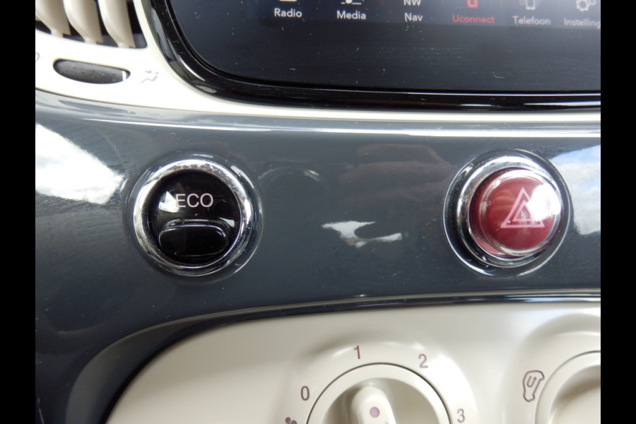 Fiat 500 85pk | Lounge | Airco | Navi | Apple carpl. Andr. Auto |