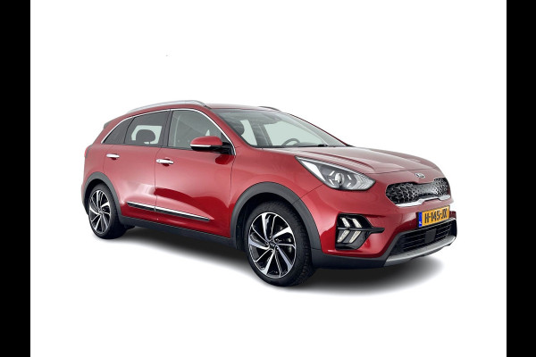 Kia Niro 1.6 GDi PHEV DynamicPlusLine (INCL-BTW) Aut. *NAVI-FULLMAP | KEYLESS | ADAPTIVE-CRUISE | 1/2-LEATHER | CAMERA | ECC | PDC | LANE-ASSIST | COMFORT-SEATS  | SHIFT-PADDLES | TOWBAR | 18"ALU*