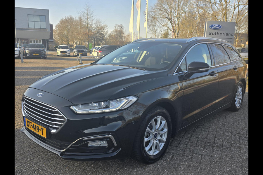 Ford Mondeo Wagon 2.0 IVCT HEV Titanium 187pk Automaat Adaptieve Cruise | SONY Audio | Full LED | Elek Achterklep | Stoelverwarming | Dealer onderhouden