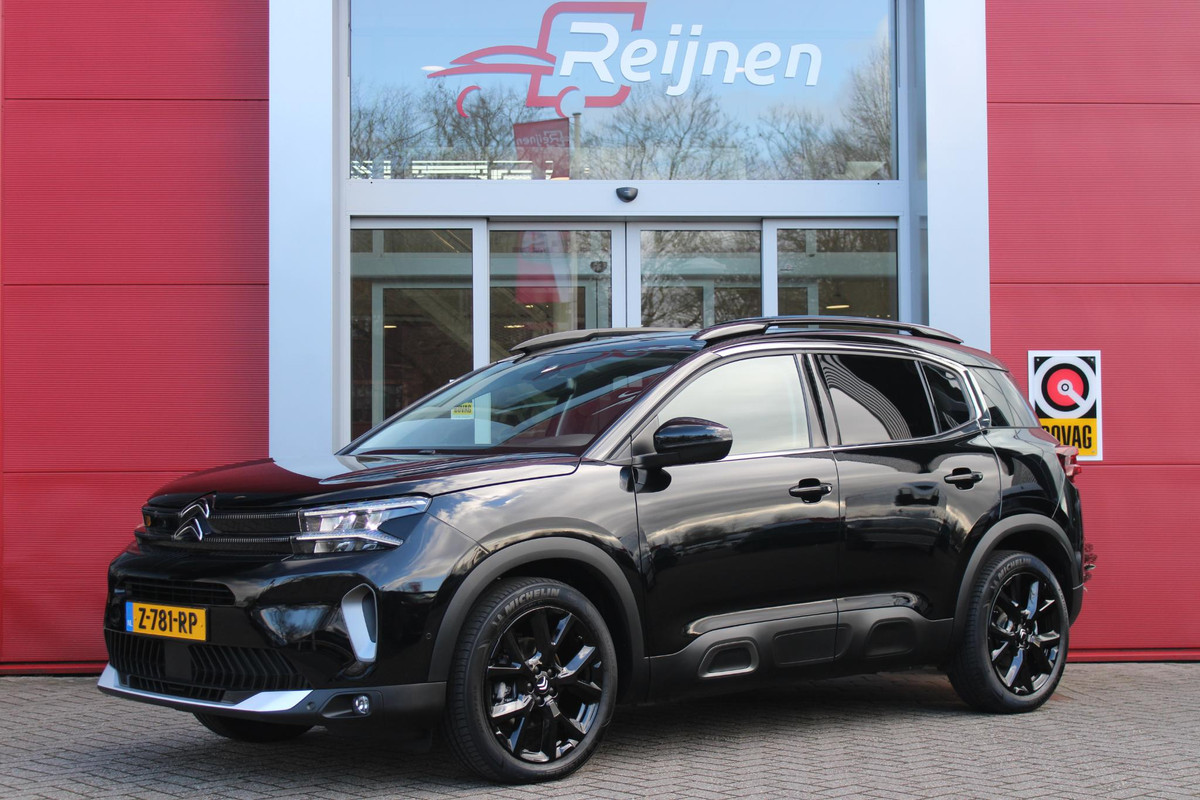 Citroën C5 Aircross 1.2 136PK AUTOMAAT Hybrid ë-SERIES | ELEKTRISCH BEDIENBARE BESTUURDERSSTOEL | APPLE CARPLAY/ANDROID AUTO | NAVIGATIE | FULL LED KOPLAMPEN | CLIMATE CONTROL | DAB+ RADIO | 19" LICHTMETALEN VELGEN | KEYLESS ENTRY/START | DODEHOEK DETECTIE | ADAPTIVE CRUISE CONTROL | STOEL VERWARMING | ACHTERUITRIJ CAMERA | PARKEERSENSOREN VOOR EN ACHTER |