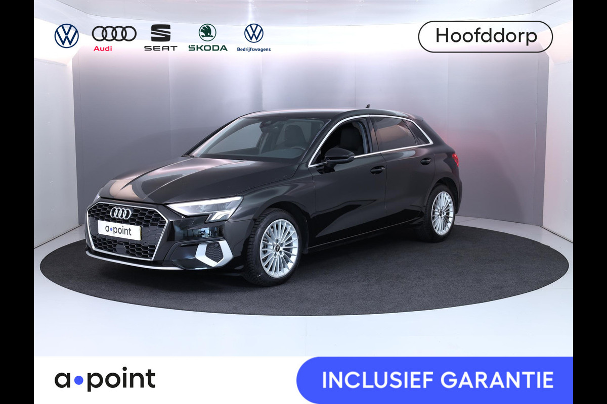 Audi A3 Sportback 30 TFSI Business edition 110 pk S-tronic | Navigatie | Parkeersensoren achter | Cruise control | Autom. airco | Stoelverwarming | Full-LED koplampen |