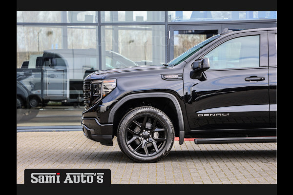 GMC Sierra Denali 6.2 V8 | HUD | 360CAMERA | HEAD-UP | APPLE CARPLAY | VIRTUAL COCKPIT |  BLACK LEDER | | FULL OPTION | DUBBELE CABINE | 5 PERSOONS | PICK UP | VOORRAAD NR 431569