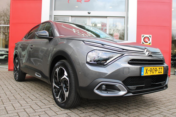 Citroën C4 X 1.2 130PK AUTOMAAT MAX | HEAD UP DISPLAY | ELEKTRISCH BEDIENBARE BESTUURDERSSTOEL | LEDEREN BEKLEDING | MASSAGE STOELEN | FULL LED KOPLAMPEN | DODEHOEK DETECTIE | CAMERA VOOR EN ACHTER | KEYLESS ENTRY/START | 18" LICHTMETALEN VELGEN | DRAADLOZE APPLE CARPLAY/ANDROID AUTO | DRAADLOZE TELEFOONLADER | CLIMATE CONTROL | DAB+ RADIO | ADAPTIVE CRUISE CONTROL | STOEL/STUUR/VOORRUIT VERWARMING |