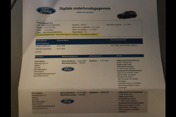 Ford FOCUS Wagon 1.0 EcoBoost Hybrid ST Line Business