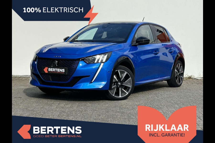 Peugeot e-208 EV GT Pack 50 kWh | 3-fase | Panorama dak | Zeer compleet!|