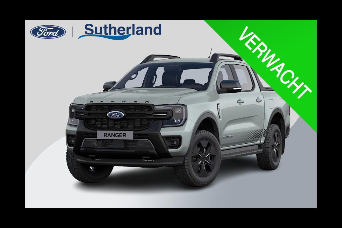 Ford Ranger 2.3 PHEV Stormtrak Double Cab 281pk | 5 persoons! | Technology Pack Plus Trailer | Cargo Area Pack | Power Rollertop | Prijs excl. BTW incl. BPM | laadkabel mode 3 16A