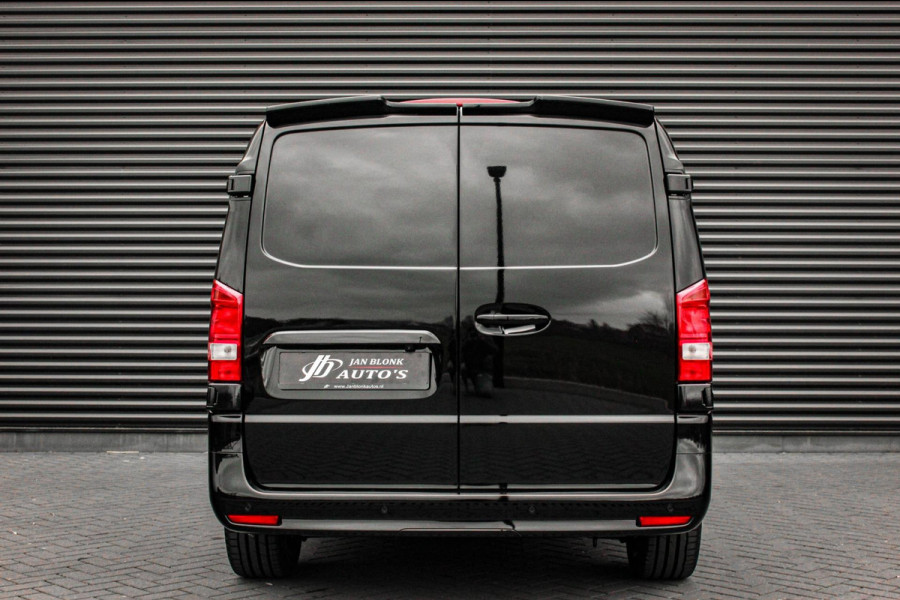 Mercedes-Benz Vito 119 CDI L3 SELECT LANG LEDEREN BEKLEDING / BPM VRIJ / FULL BLACK / VERLAAGD / AMG / APPLE CARPLAY / FULL OPTIE