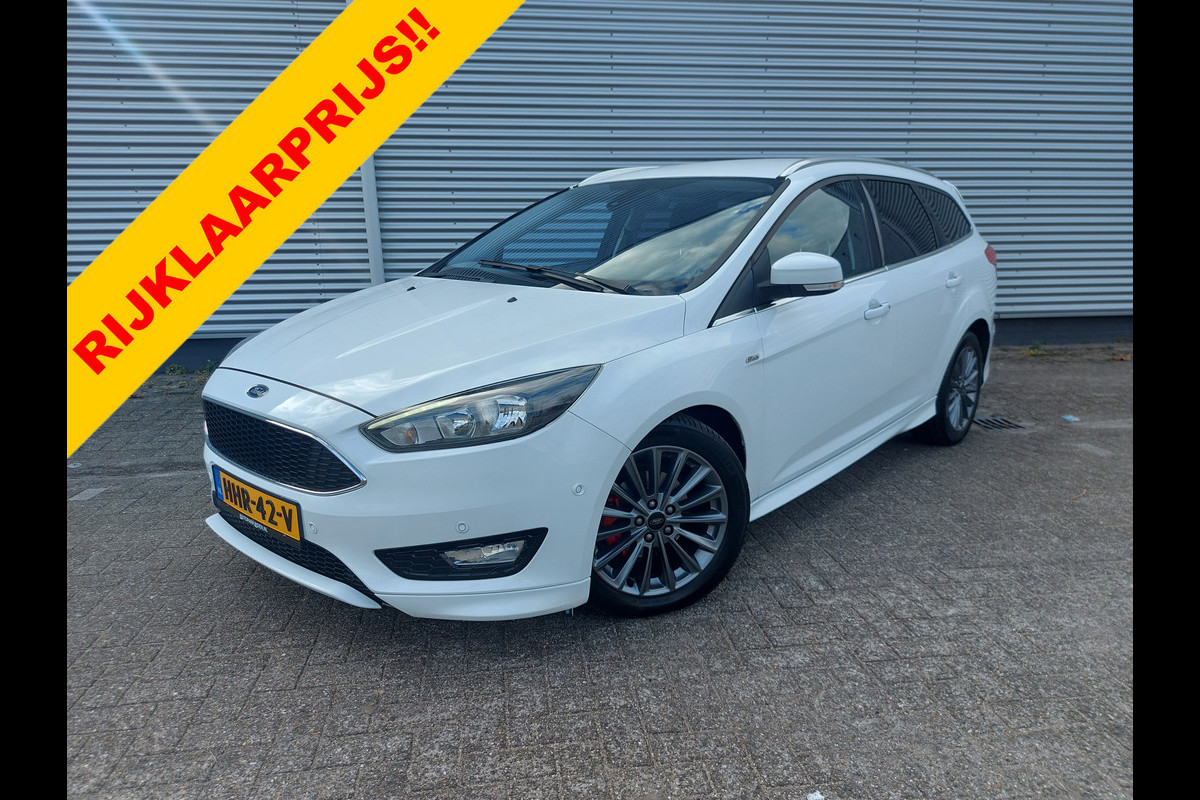 Ford FOCUS Wagon 1.0 ST-Line, airco,cruise,navigatie,stoel/stuurverwarming,parkeersensoren,trekhaak,