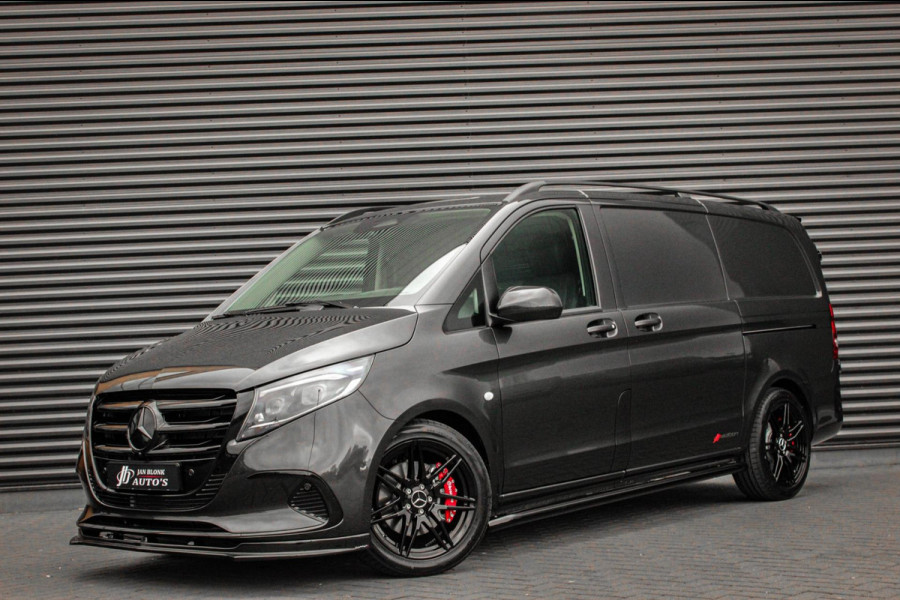 Mercedes-Benz Vito 116 CDI L2 SELECT LANG LEDEREN BEKLEDING / 2XSCHUIFDEUR / BPM VRIJ / VERLAAGD / AMG / APPLE CARPLAY / FULLBLACK