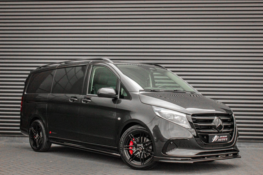 Mercedes-Benz Vito 116 CDI L2 SELECT LANG LEDEREN BEKLEDING / 2XSCHUIFDEUR / BPM VRIJ / VERLAAGD / AMG / APPLE CARPLAY / FULLBLACK