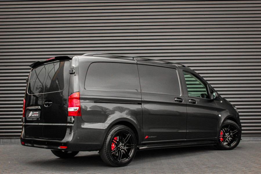 Mercedes-Benz Vito 116 CDI L2 SELECT LANG LEDEREN BEKLEDING / 2XSCHUIFDEUR / BPM VRIJ / VERLAAGD / AMG / APPLE CARPLAY / FULLBLACK