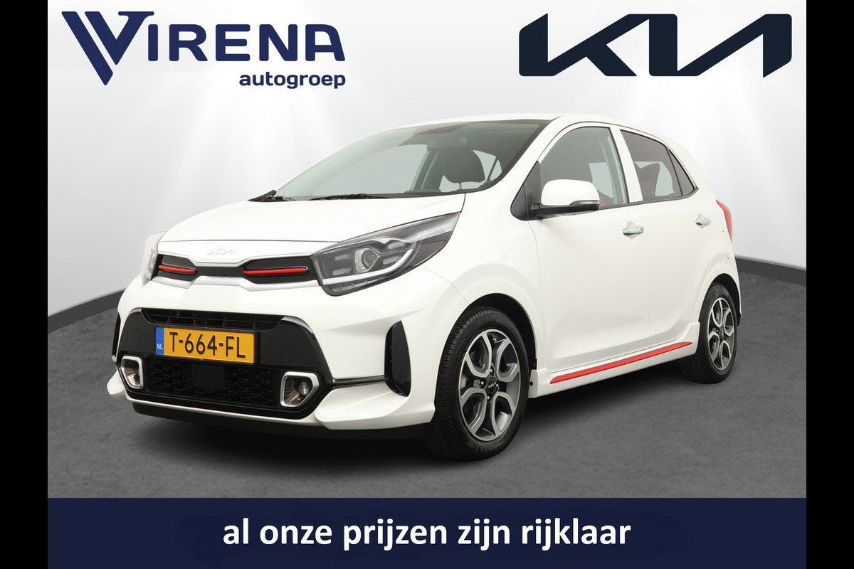 Kia Picanto 1.0 DPi GT-Line Automaat - Navigatie - Apple CarPlay/Android Auto - Cruise Control - Climate Control - Fabrieksgarantie Tot 2030