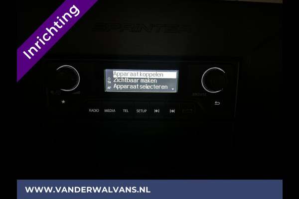 Mercedes-Benz Sprinter 311 CDI Automaat L3H2 *Post NL inrichting* Euro6 Airco | Camera sidebars, 270 graden achterdeuren, schappen, doorloopdeur