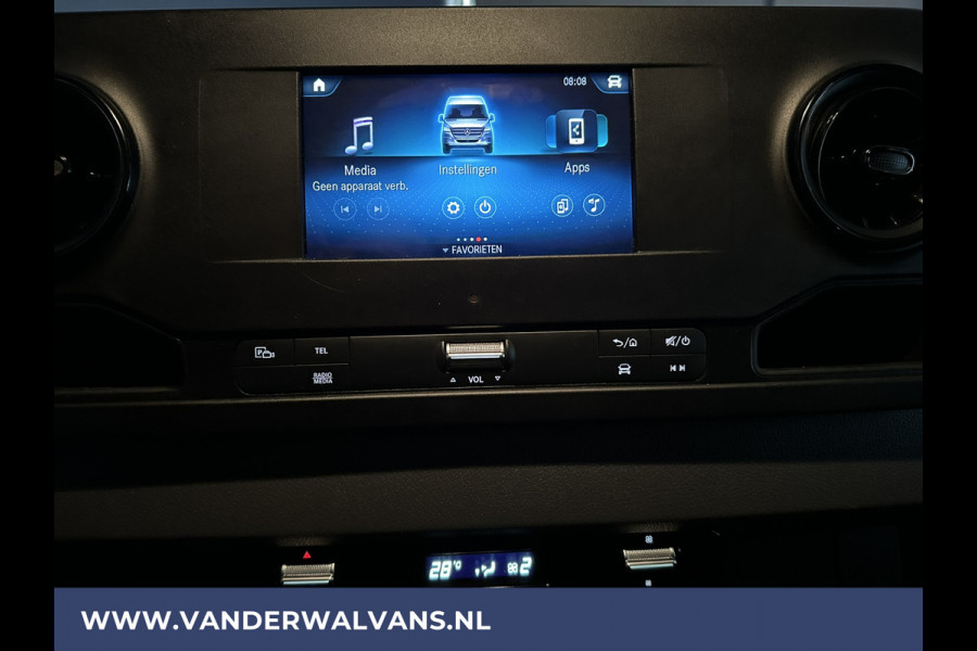 Mercedes-Benz Sprinter 314 CDI 143pk L3H2 Euro6 Airco | Camera | Sidebars | Apple Carplay | Android Auto Parkeersensoren, Bijrijdersbank