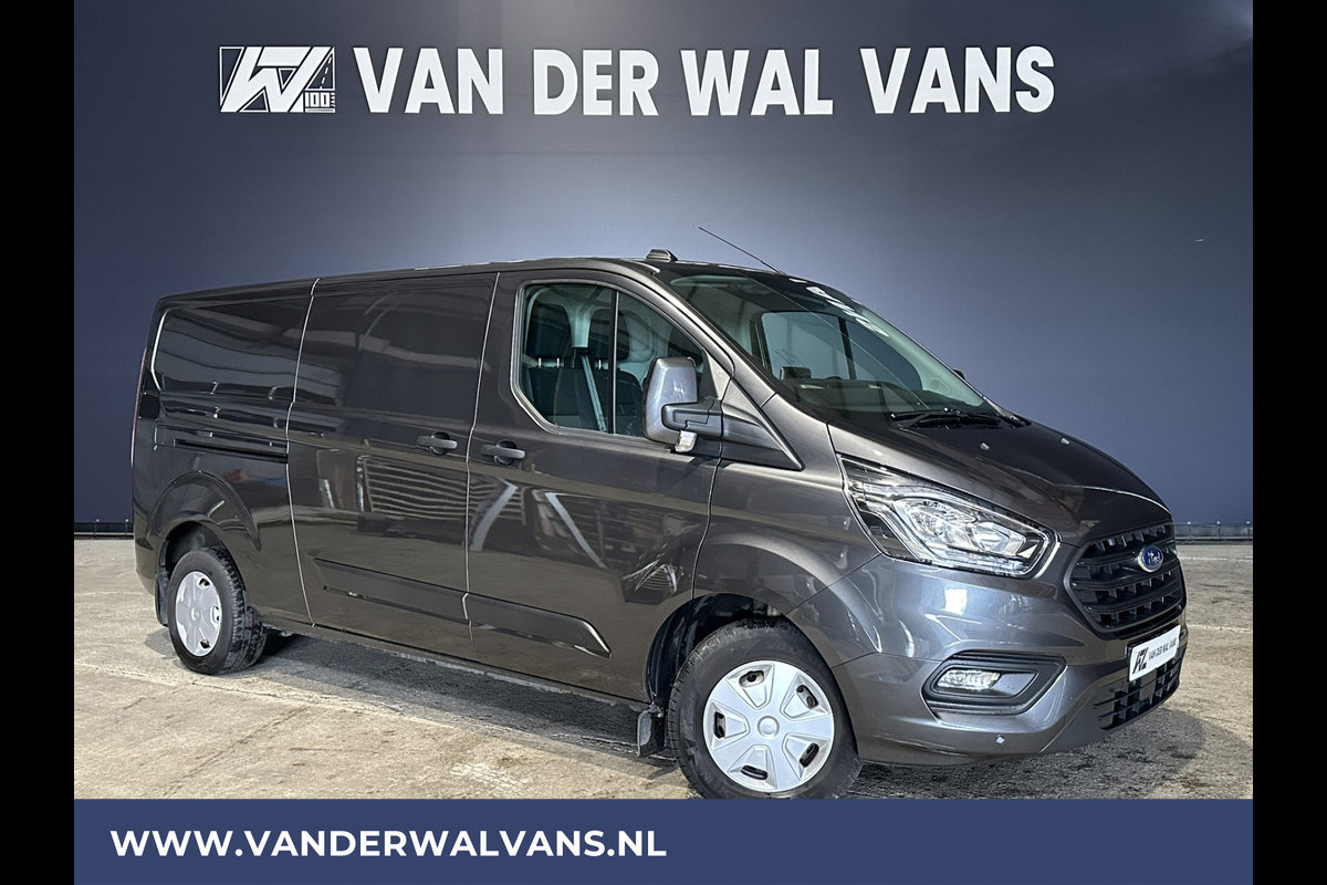 Ford Transit Custom 2.0 TDCI 131pk L2H1 Euro6 Airco | LED | Android Auto | Verwarmde voorruit Cruisecontrol, Parkeersensoren, Bijrijdersbank, 2800kg trekvermogen