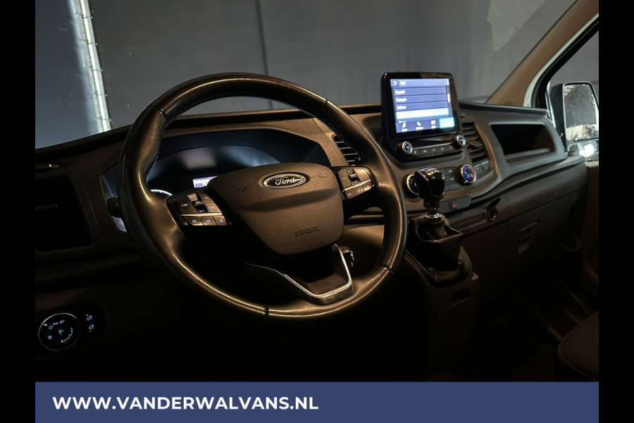 Ford Transit Custom 2.0 TDCI 131pk L2H1 Euro6 Airco | LED | Android Auto | Verwarmde voorruit Cruisecontrol, Parkeersensoren, Bijrijdersbank, 2800kg trekvermogen