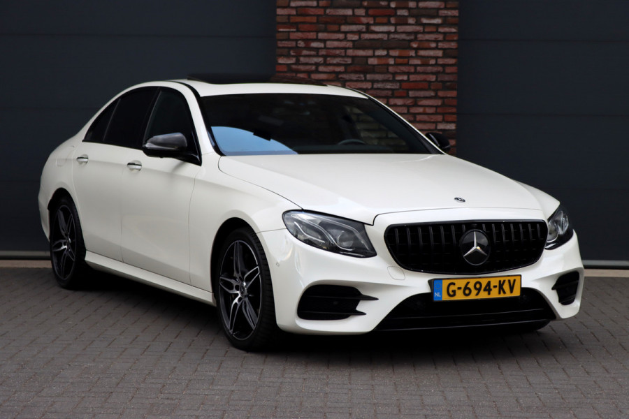 Mercedes-Benz E-Klasse 400d 4MATIC Premium+ AMG Line Aut9 | Schuifdak | Distronic+ | Burmester High End | Memory | Nappa Leder | Multibeam LED | Parfumering | Keyless Go |