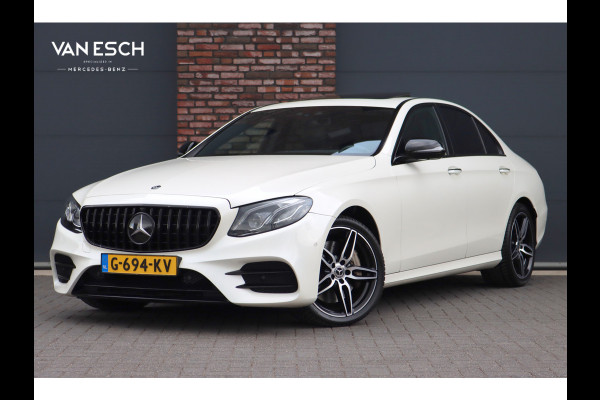 Mercedes-Benz E-Klasse 400d 4MATIC Premium+ AMG Line Aut9 | Schuifdak | Distronic+ | Burmester High End | Memory | Nappa Leder | Multibeam LED | Parfumering | Keyless Go |