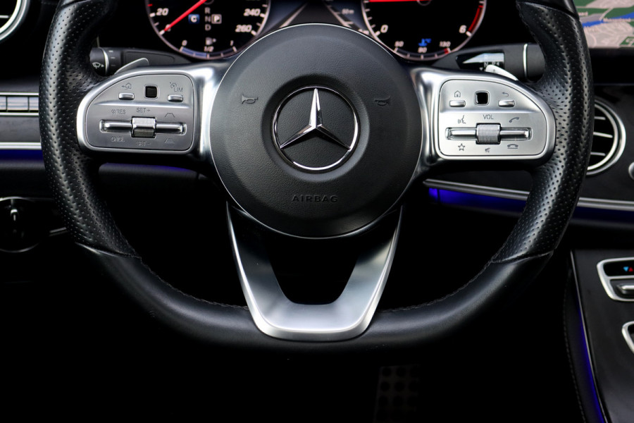 Mercedes-Benz E-Klasse 400d 4MATIC Premium+ AMG Line Aut9 | Schuifdak | Distronic+ | Burmester High End | Memory | Nappa Leder | Multibeam LED | Parfumering | Keyless Go |