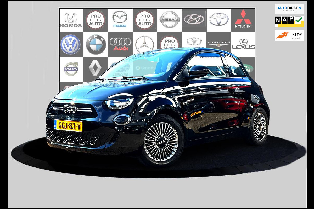 Fiat 500 Icon 42 kWh zeer nette auto met fabriek garantie