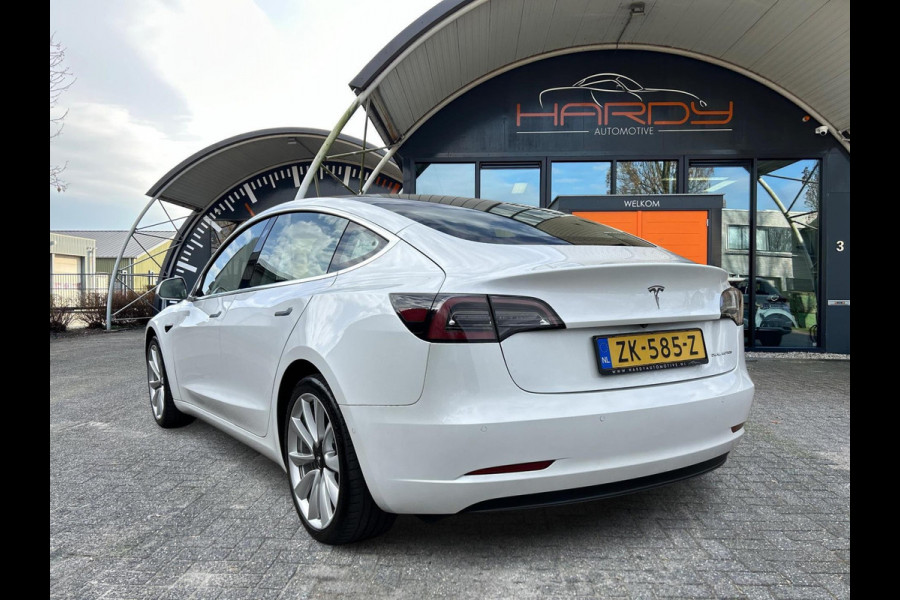 Tesla Model 3 Long Range AWD 75 kWh Wit leder 19 Inch 84% SOH Certificaat NL-Auto