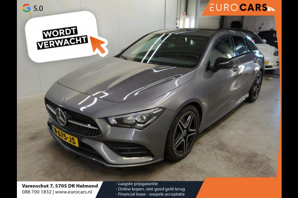 Mercedes-Benz CLA-Klasse Shooting Brake 200 Aut. DCT AMG Line Night Pakket Plus Pakket Ambiente Verlichting Leder Alcantara Trekhaak Full LED Navigatie PDC VA + Camera